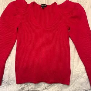 Hot pink Express sweater
